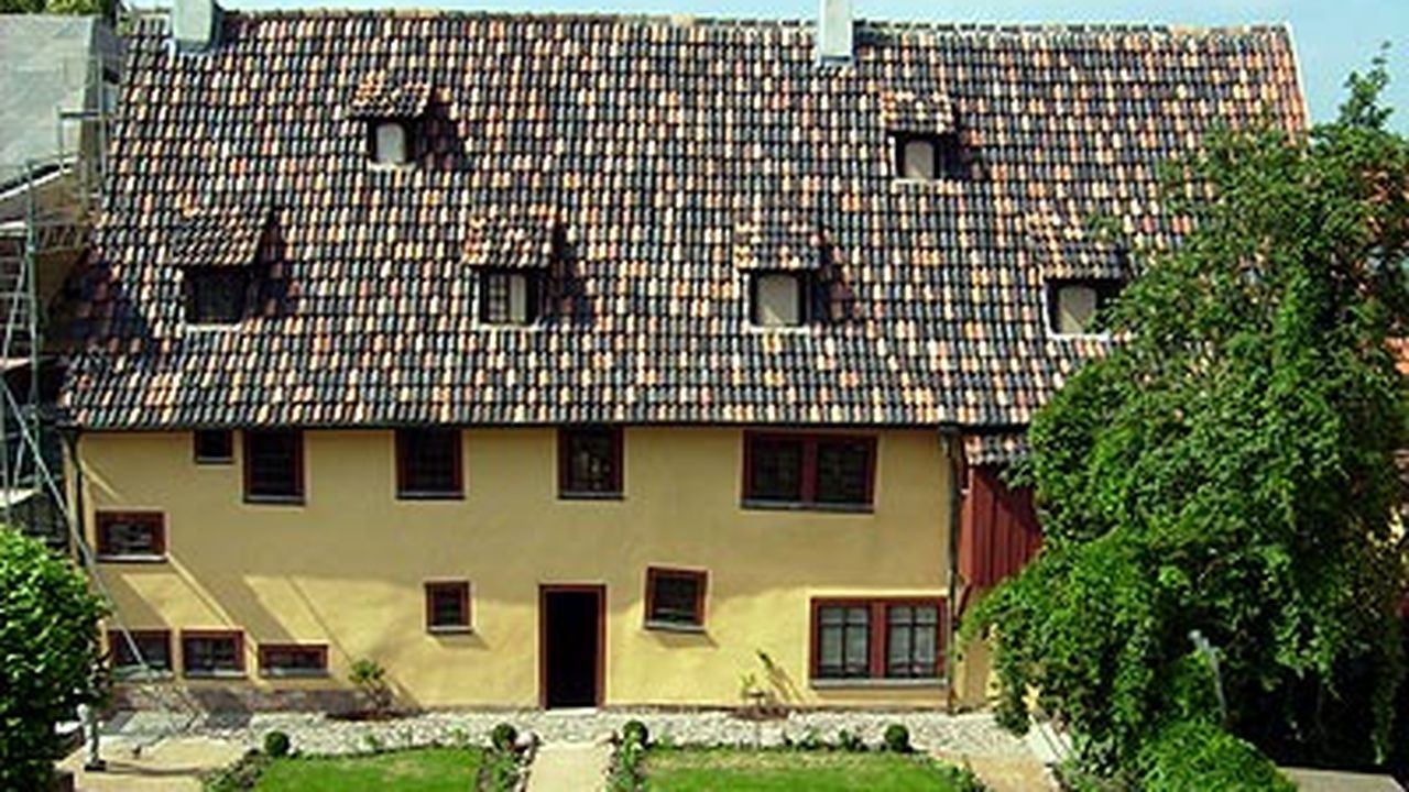 Blick in den Garten vom Bachmuseum Blick in den Garten vom Bachmuseum